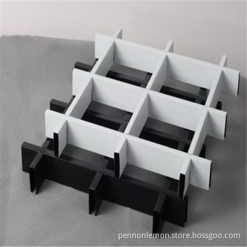 grid cell ceiling panel for suspended ceiling system